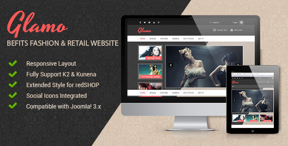 JSN Glamo - Befits fashion & Retail websites