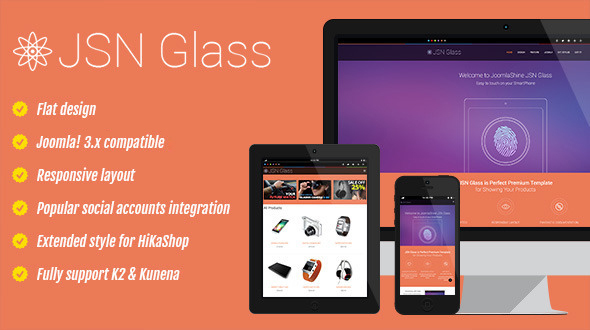 JSN Glass - Ecommerce must-have Template