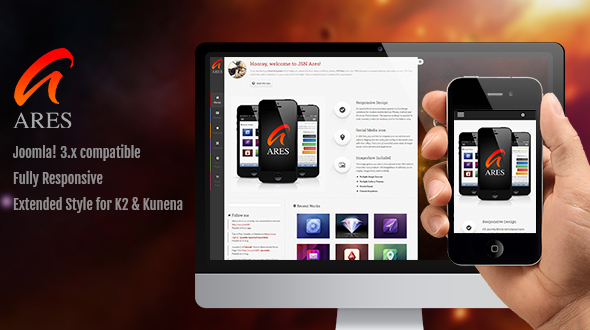 JSN Ares - Creative Joomla Portfolio Template