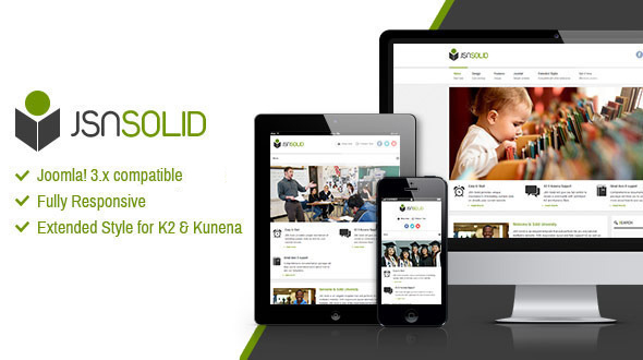 JSN Solid - Responsive Joomla Education Template