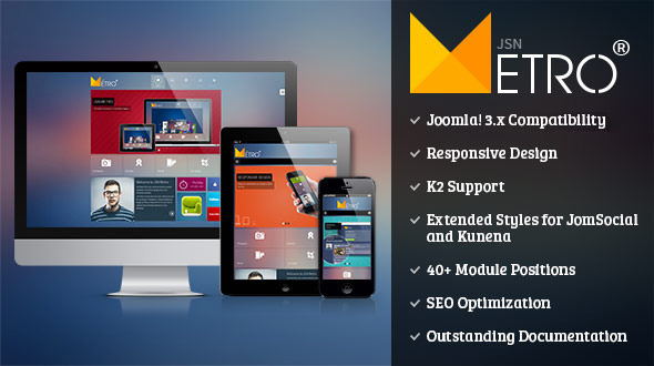 JSN Metro - Responsive Joomla Creative Template