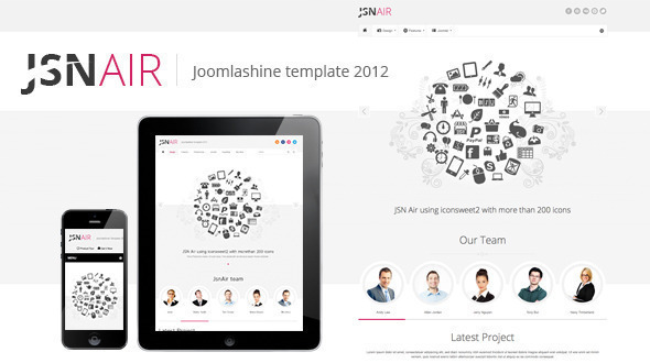 JSN Air - Responsive Business Portfolio Template