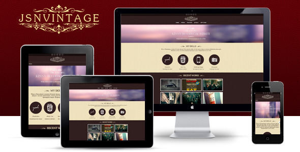 JSN Vintage - Responsive Creative Joomla Template