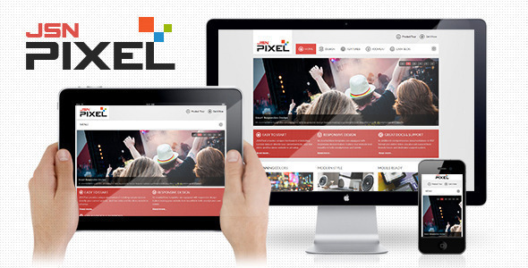 JSN Pixel - Responsive template & EasyBlog support