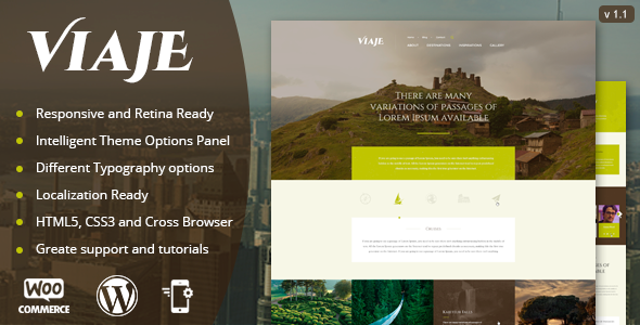 Viaje Responsive WordPress Theme