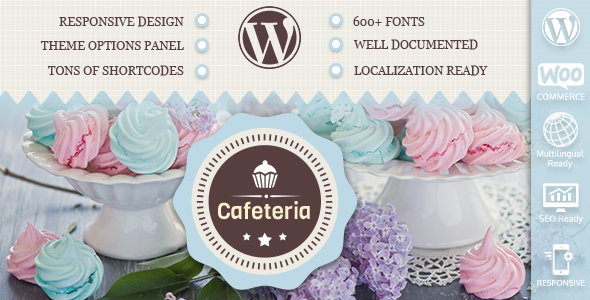 Cafeteria Responsive WordPress Theme