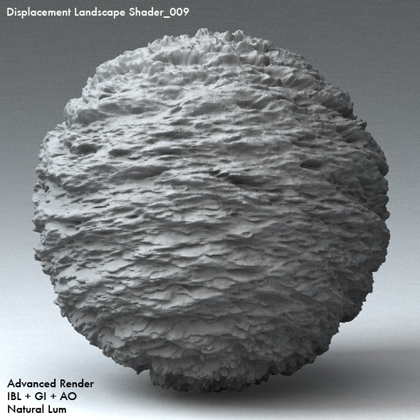 Displacement Landscape Shader_009 - 3DOcean Item for Sale