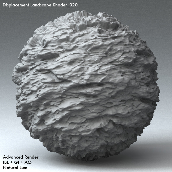 Displacement Landscape Shader_020 - 3DOcean Item for Sale
