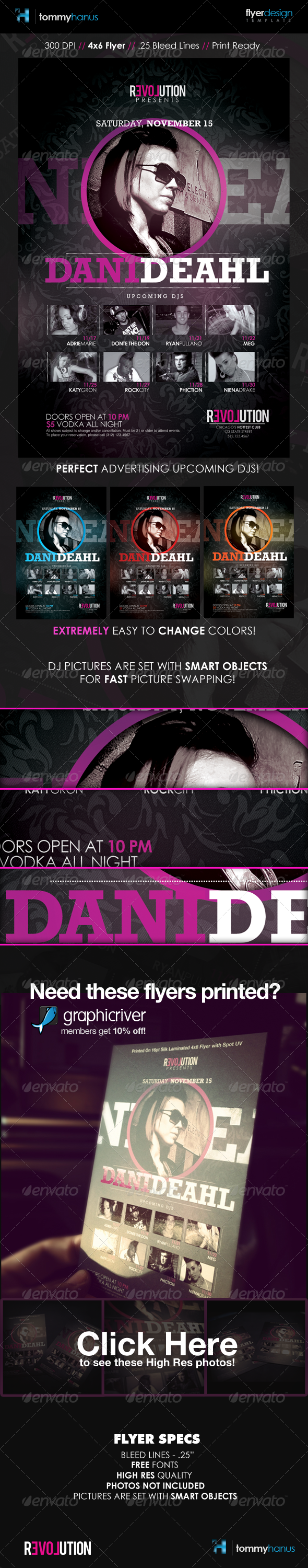 Nightclub DJ Event Flyer Nightclub DJ Event Flyer