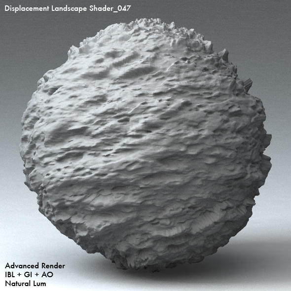 Displacement Landscape Shader_047 - 3DOcean Item for Sale