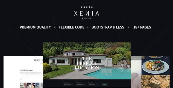 HOTEL XENIA - Hotel & Resort Bootstrap Template