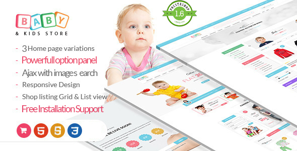 Baby Store-PrestaShop theme