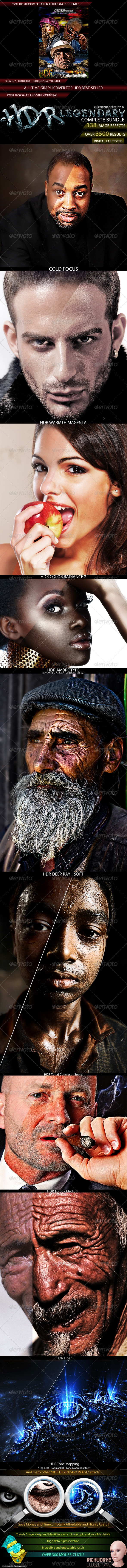 Complete HDR Legendary Pro Bundle - Photo Effects Actions