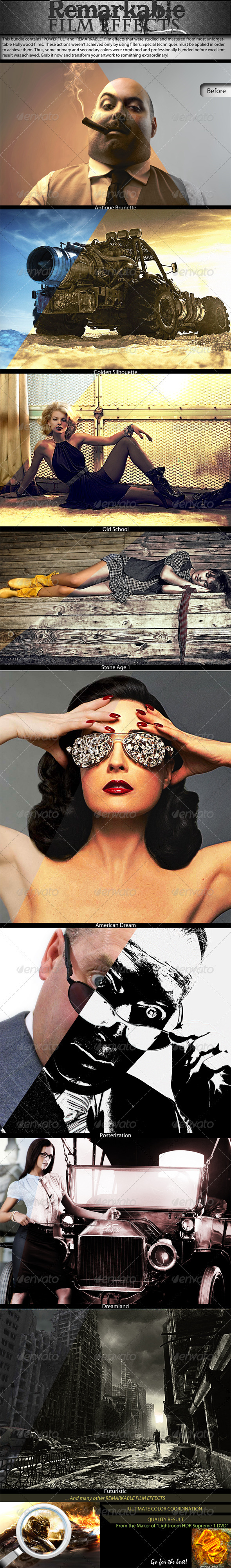 Remarkable Film Effects - Photo Effects Actions