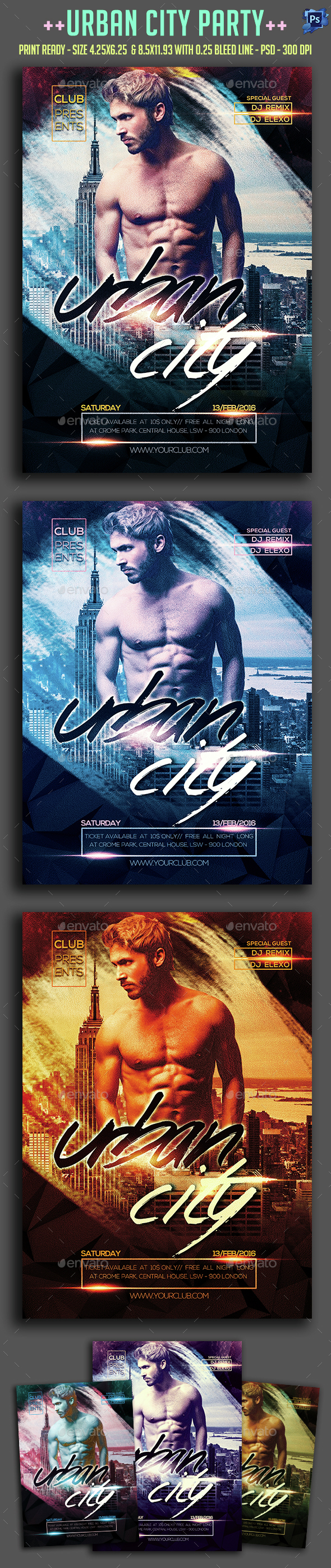 Urban City Party Flyer