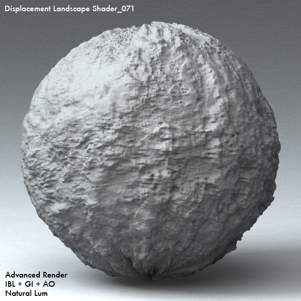 Displacement Landscape Shader_071 - 3DOcean Item for Sale