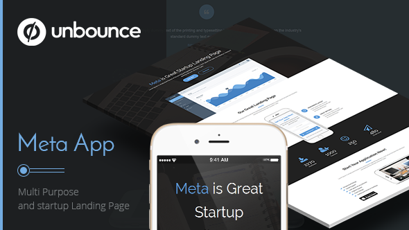 Meta app - Unbounce Landing Page
