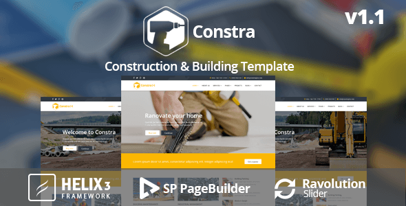 Constra - Construction & Building Business Template