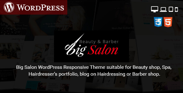 Big Salon - WordPress Theme for Hair Salon, Beauty & Spa Sites