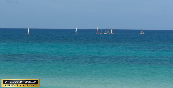 Boats Sailing Caribbean Coast Full HD Boats Sailing Caribbean Coast Full HD