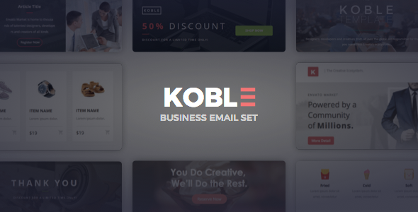 Koble | Business Email Set