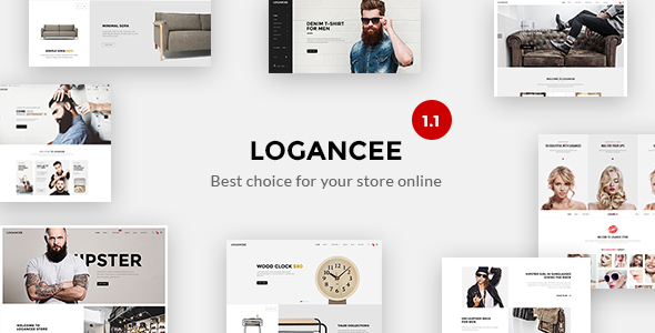 Logancee - Mutilpurpose eCommerce PSD Template