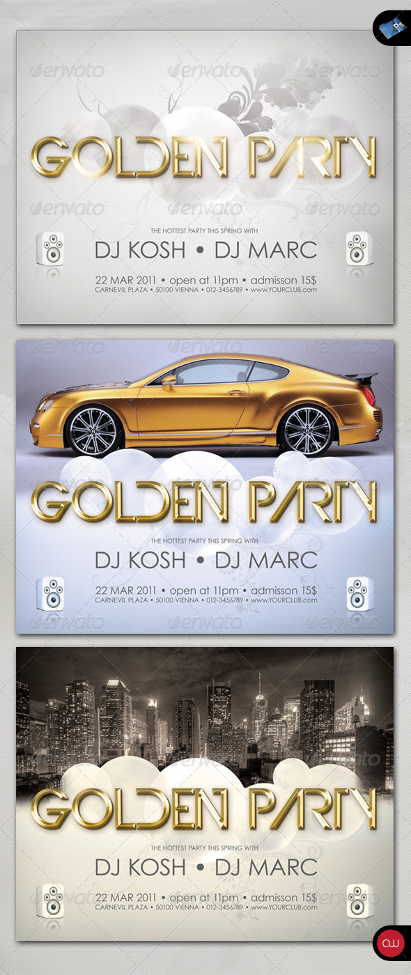 Modern Party Flyer - Vol.4 - Clubs & Parties Events