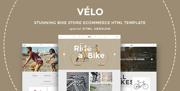 VELO - Bike Store Responsive HTML5 Template