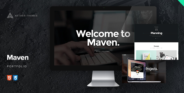 Maven - Responsive One Page Portfolio