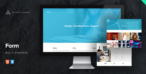 Form - Responsive HTML5 Template