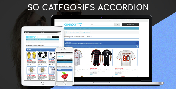 SO Categories Accordion - Responsive OpenCart Module