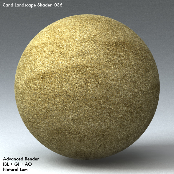 Sand Landscape Shader_036 - 3DOcean Item for Sale