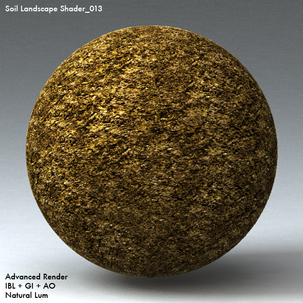 Soil Landscape Shader_013 - 3DOcean Item for Sale