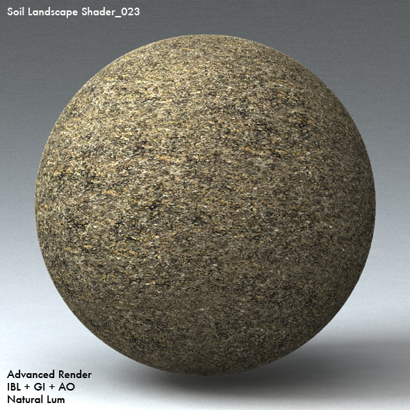Soil Landscape Shader_023 - 3DOcean Item for Sale