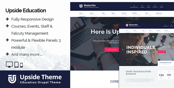 Upside Education Drupal Theme