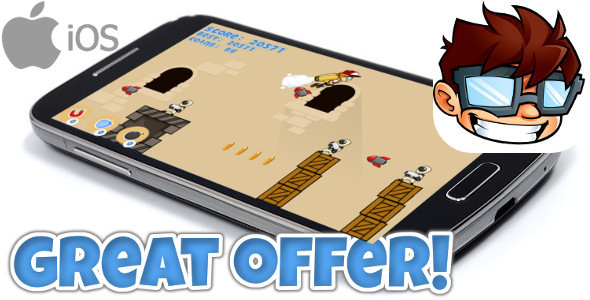 Jetpack game iOS +IN APP PURCHASE +Admob // iAds +MORE! - CodeCanyon Item for Sale