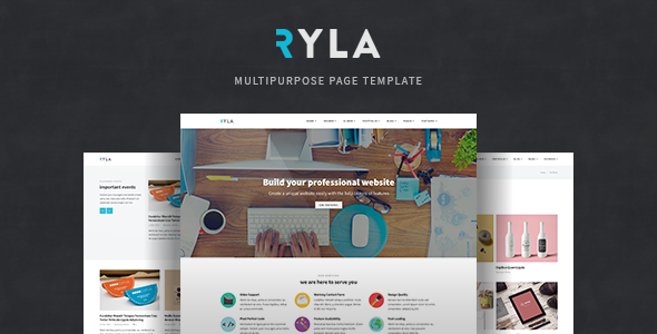 Ryla - Multipurpose Single/Multi Page Template