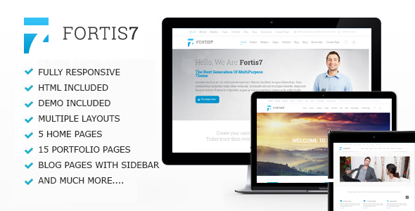 Fortis7 - Responsive Multi-Purpose Theme