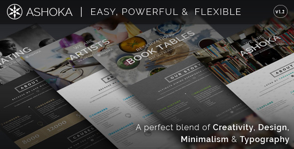 Ashoka - One Page Multi-Purpose WordPress Theme