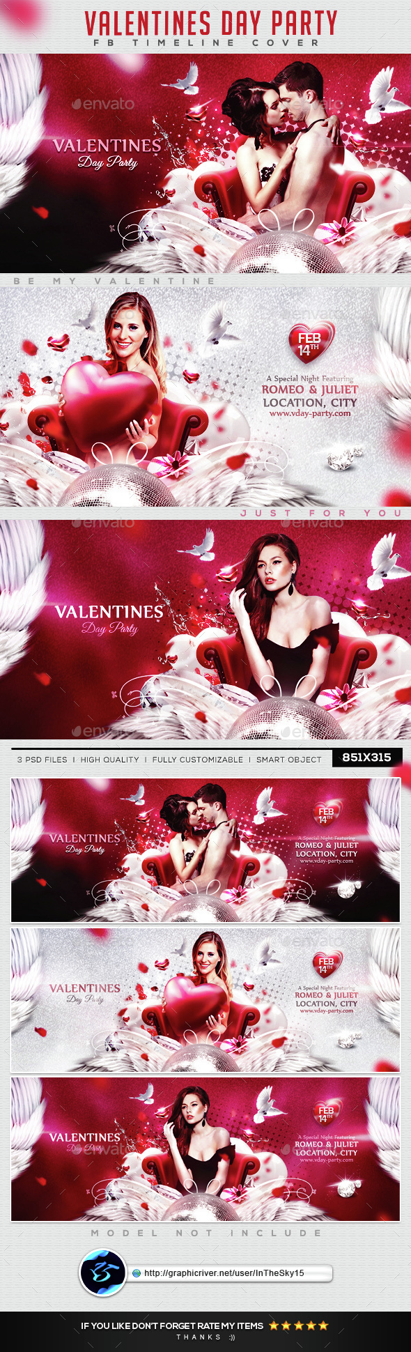 Valentines Day Party FB Timeline Cover