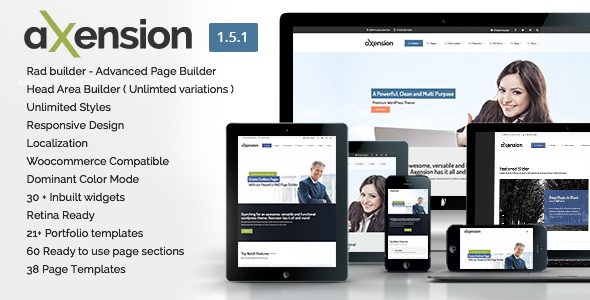 Axension - Powerful Multi-Purpose WordPress Theme