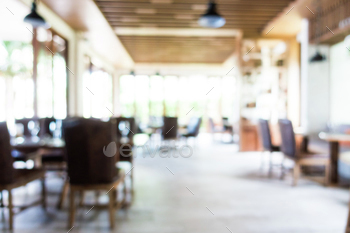 Abstract blur restaurant