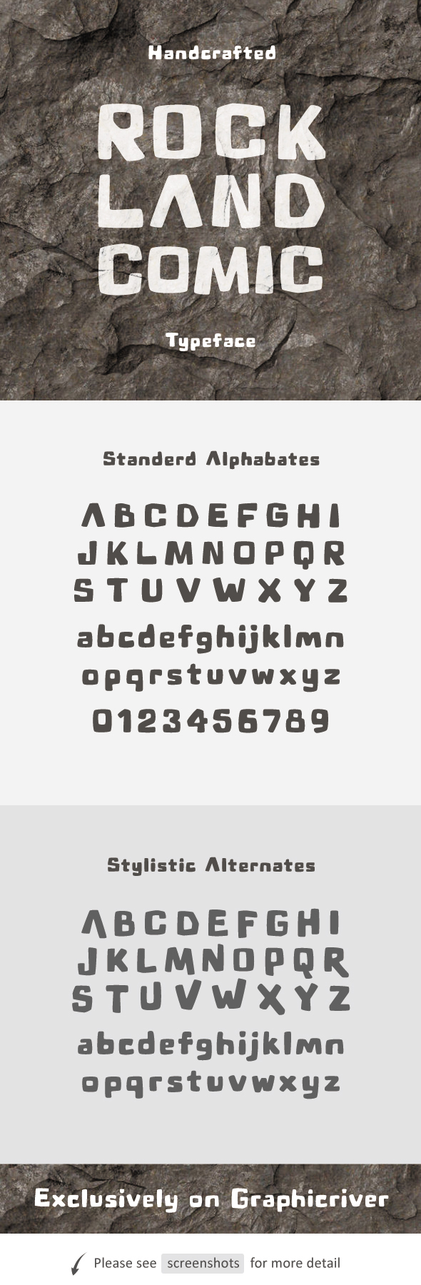 Rock Land Comic Font