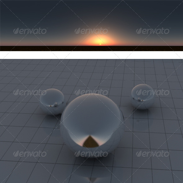 Dust sunset - 3DOcean Item for Sale