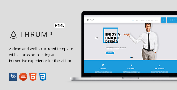 Thrump - Responsive Business HTML5 Template