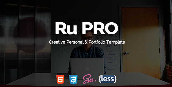 RuPRO - One Page Responsive Resume Template