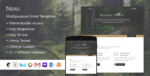 Nero - Responsive Email + StampReady Builder