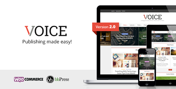 Voice - Clean News/Magazine WordPress Theme