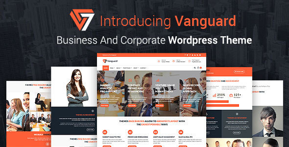 VANGUARD - Business And Corporate WordPress Theme