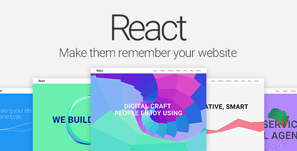 React -- Material Design Multipurpose Template